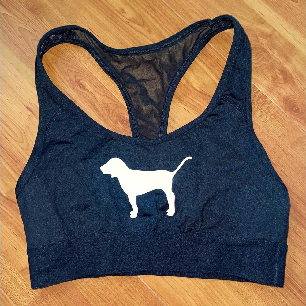 VS PINK Black Sports Bra